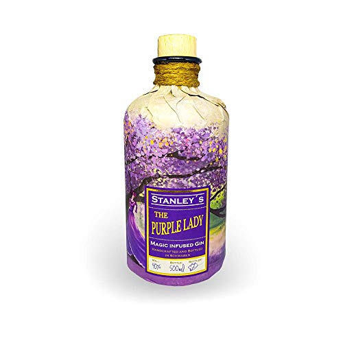 THE PURPLE LADY GIN Magic infused Gin 40% vol. 1 x 0,5 Liter von Stanleys