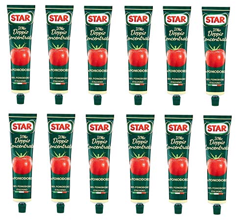 12x Star Il Mio Doppio Concentrato doppeltes Tomatenkonzentrat 100% italienische Tomate 135g Aluminiumrohr 12x Star Il Mio Doppio Concentrato doppeltes Tomatenkonzentrat 100% italienische Tomate 135g Aluminiumrohr von Star
