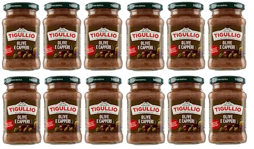 12x Star Tigullio GranPesto Pesto Olive e Mandorle Oliven & Mandeln 190g Sauce Soße in Glas 12x Star Tigullio GranPesto Pesto Olive e Mandorle Oliven & Mandeln 190g Sauce Soße in Glas von Star