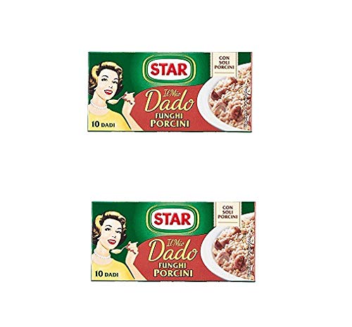 2x Star dado funghi porcini brodo Steinpilze Suppenwürfel Brühe von Star