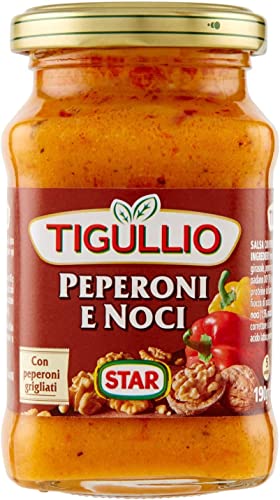 3x Star Tigullio GranPesto Pesto Peperoni e Noci Peperoni und Walnüsse 190g Sauce Kochsaucen 3x Star Tigullio GranPesto Pesto Peperoni e Noci Peperoni und Walnüsse 190g Sauce Kochsaucen von Star