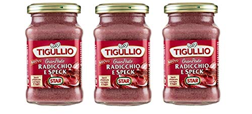 3x Star Tigullio GranPesto Pesto Radiccio e speck 190 g Sauce Soße von Star