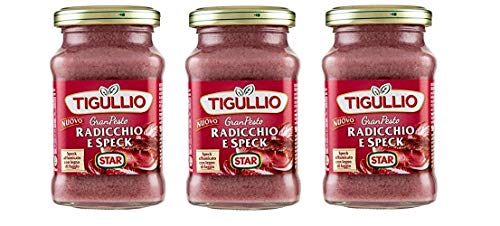 3x Star Tigullio GranPesto Pesto Radiccio e speck 190 g Sauce Soße 3x Star Tigullio GranPesto Pesto Radiccio e speck 190 g Sauce Soße von Star