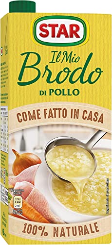 3x Star brodo Pollo Brühe Flüssigkeit Hähnchen Fertiggerichte 1Lt von Star