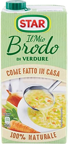 3x Star brodo Vegetarisch Brühe Flüssigkeit reich an Geschmack Fertiggerichte 1Lt von Star