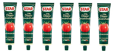 6x Star Il Mio Doppio Concentrato doppeltes Tomatenkonzentrat 100% italienische Tomate 135g Aluminiumrohr 6x Star Il Mio Doppio Concentrato doppeltes Tomatenkonzentrat 100% italienische Tomate 135g Aluminiumrohr von Star