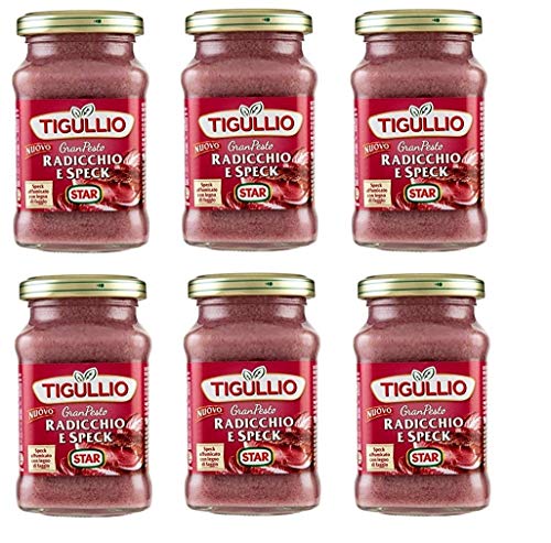 6x Star Tigullio GranPesto Pesto Radiccio e speck 190 g Sauce Soß 6x Star Tigullio GranPesto Pesto Radiccio e speck 190 g Sauce Soß von Star