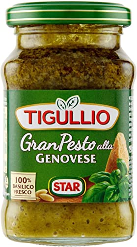 6x Star Tigullio GranPesto Pesto alla Genovese mit Basilikum 190 g Sauce Soße von STAR