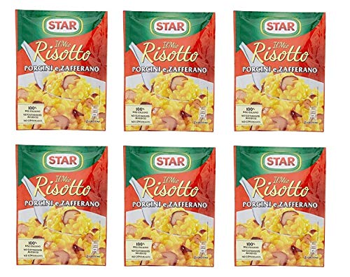 6x Star il mio Risotto Reis Safran und Steinpilze 175g italienisch Fertiggerichte von Star