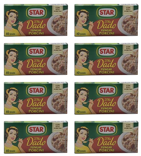 Star Ai Funghi Porcini 10 Stockwürfel, 100 g, 8 Stück Star Ai Funghi Porcini 10 Stockwürfel, 100 g, 8 Stück von Star