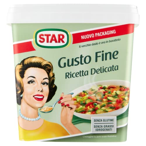 Star Gusto Fine Ricetta Delicata Lebensmittelzubereitung für Brühe 1000g Packung Etwa 50 Liter Brühe werden erhalten von Star