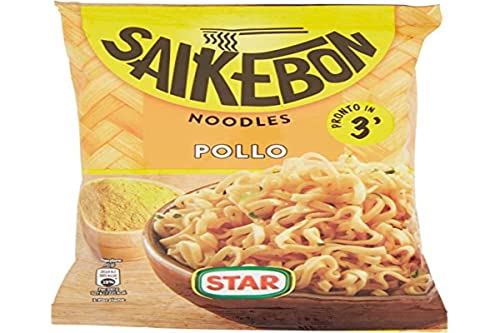 Star Saikebon Noodles Bag Pollo Japanisches Gericht Bestehend aus Nudeln, Huhn und Gemüse 79g Beutel von Star