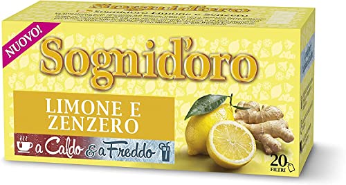 Star Sognid'oro Infusi alla Frutta Limone e Zenzero Fruchtaufgüsse Geschmack Zitrone und Ingwer Packung mit 20 Filtern von Star