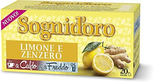 Star Sognid'oro Infusi alla Frutta Limone e Zenzero Fruchtaufgüsse Geschmack Zitrone und Ingwer Packung mit 20 Filtern Star Sognid'oro Infusi alla Frutta Limone e Zenzero Fruchtaufgüsse Geschmack Zitrone und Ingwer Packung mit 20 Filtern von Star