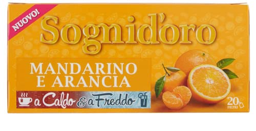 Star Sognid'oro Infusi alla Frutta Mandarino e Arancia Fruchtaufgüsse Geschmack Mandarine und Orange Packung mit 20 Filtern von Star