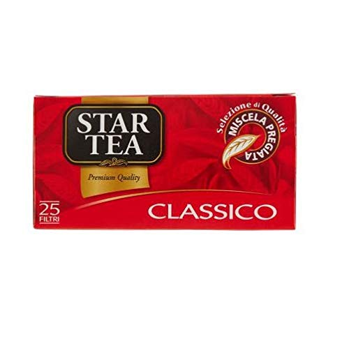 Star the Classico tè tea box 25 Teebeutel 37,5g Italienisch tea Schwarztee von Star