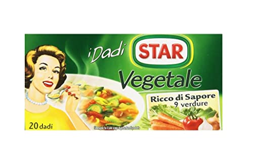 Star: "Il Mio Dado pflanzlichen" gefertigt Bouillon Cubes, Gemüse Geschmack, 20 Stück je 10 g [Italienische Import] von Star