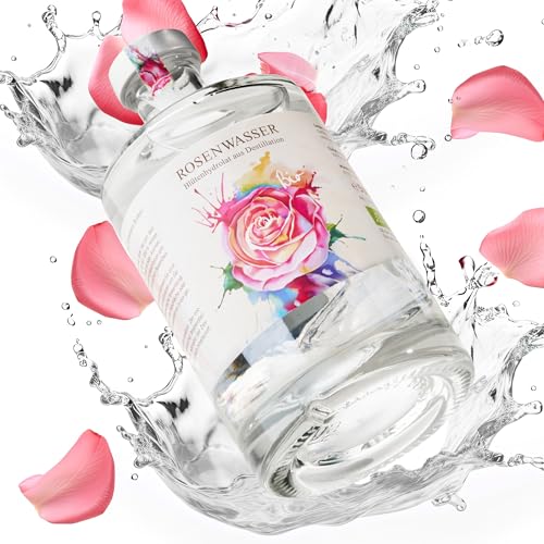Bio Rosenwasser 500ml | Hoher Rosenöl-Gehalt durch doppelte Wasserdampfdestillation | Rosa damascena aus Bulgarien mit intensiver Note | ohne Zusatz von Alkohol | Glasflasche | EG-Bio Lebensmittel Bio Rosenwasser 500ml | Hoher Rosenöl-Gehalt durch doppelte Wasserdampfdestillation | Rosa damascena aus Bulgarien mit intensiver Note | ohne Zusatz von Alkohol | Glasflasche | EG-Bio Lebensmittel von StarRider Elements