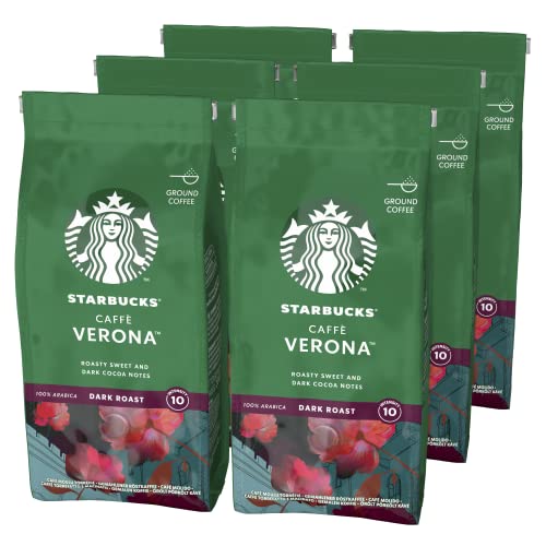 STARBUCKS Caffè Verona, Dunkle Röstung, Filterkaffee 200g (6er Pack) von Starbucks