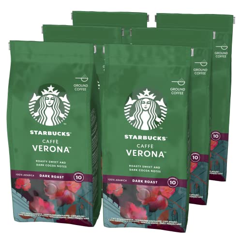 STARBUCKS Caffè Verona, Dunkle Röstung, Filterkaffee 200g (6er Pack) von STARBUCKS