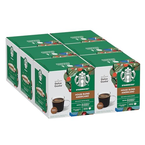 STARBUCKS House Blend by Nescafé Dolce Gusto, Mittlere Röstung, Kaffeekapseln 6 x 12 (72 Kapseln) von Starbucks
