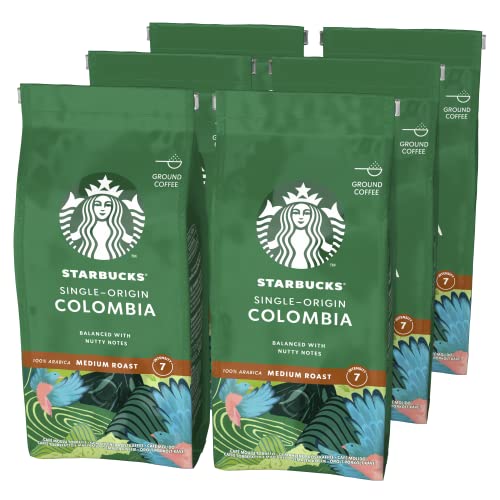 STARBUCKS Single-Origin Colombia, Mittlere Röstung, Filterkaffee 200g (6er Pack) von Starbucks
