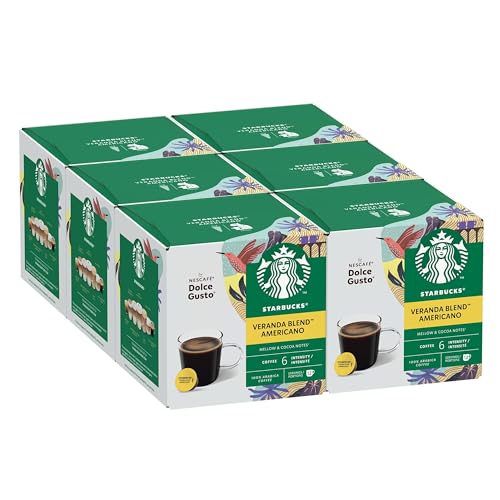 STARBUCKS Veranda Blend by Nescafé Dolce Gusto, Helle Röstung, Kaffeekapseln 6 x 12 (72 Kapseln) von Starbucks