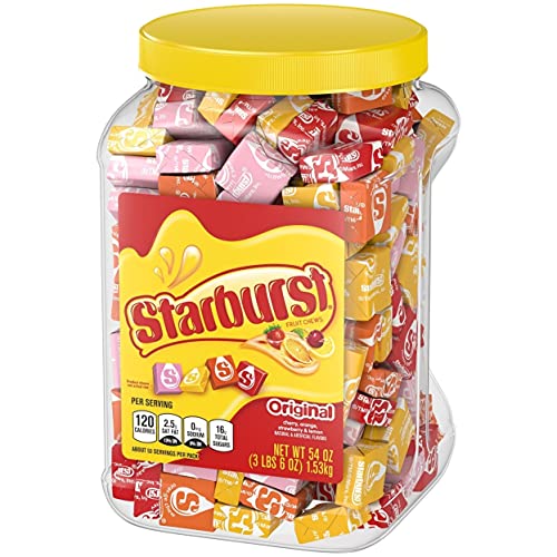 Starburst Original Fruit Chew Candy 1,53 kg (54 Unzen) in Partygröße von Mars Food Services