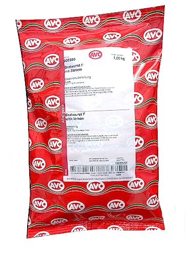 AVO Bratwurst F mit Zitrone | Bratwurstgewürz 1kg | Metzgergewürz 020300 AVO Bratwurst F mit Zitrone | Bratwurstgewürz 1kg | Metzgergewürz 020300 von Starch Heros