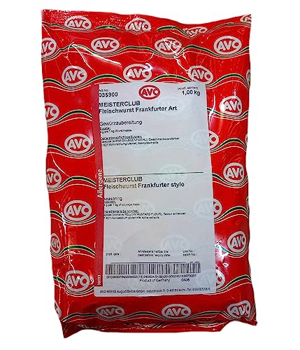 AVO Meisterclub Fleischwurst Frankfurter Art 1kg | Fleischwurstgewürz | von Starch Heros