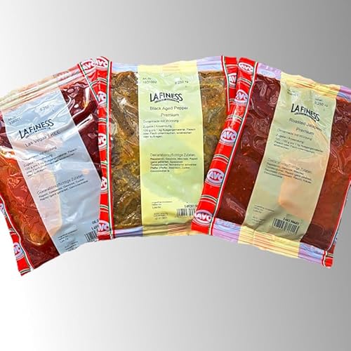 BBQ Trio Tex Mex Classics 3 x 250 Gramm, Lafiness Trio AVO, Tex Mex Fertigmarinaden im Superset, Ölmarinade - ohne Glutamat, ohne Allergene von Starch Heros