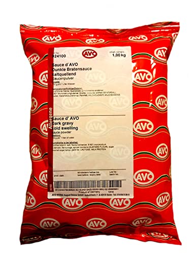 Bratensoße dunkel von AVO, 1 kg, für ca. 7 Liter fertige Soße von Starch Heros