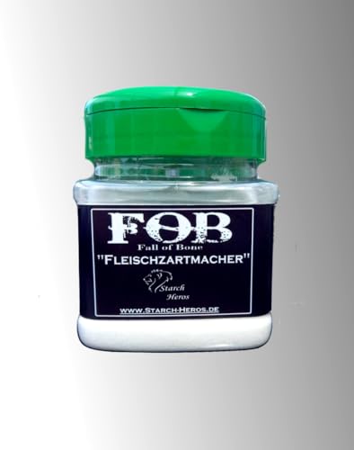 FOB – Fleischzartmacher 250g Streudose | Einfache Anwendung | Besonders zartes Fleischerlebnis in nur 30 Minuten von Starch Heros