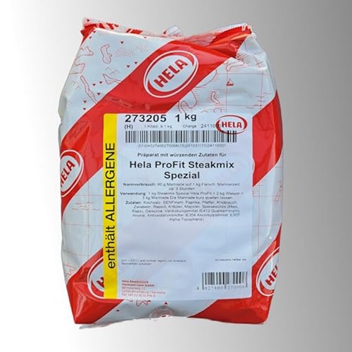 Hela ProFit Steakmix Spezial | Marinadengrundlage | Do it yourself Marinade 1kg von Starch Heros