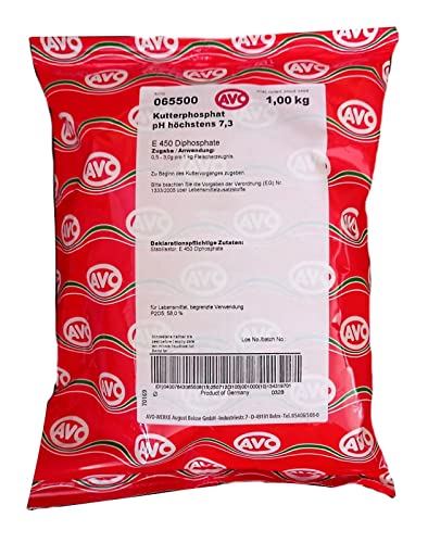 Kutterphosphat AVO, Kutterhilfsmittel, Diphosphate E 450, Phosphat 1kg von Starch Heros