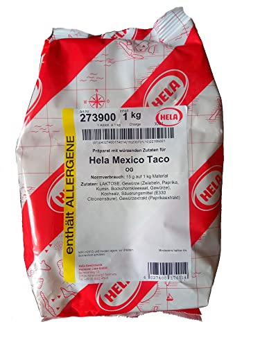 Mexikanische Gewürzmischung 1 kg, Taco Gewürzmischung von Hela, ohne Zusatz von Zucker oder Konservierungsstoffen von Starch Heros