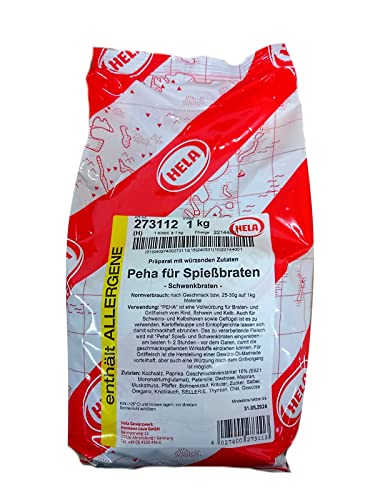 Spießbratengewürz, Schwenkbratengewürz von Hela, 1 kg, Peha für Spießbraten, Gewürzmischung Spießbratengewürz, Schwenkbratengewürz von Hela, 1 kg, Peha für Spießbraten, Gewürzmischung von Starch Heros