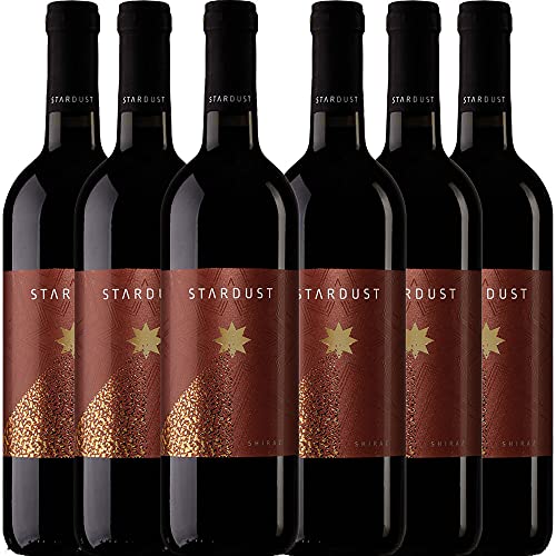6x 0,75L Flaschen STARDUST Shiraz Rotwein trocken Mazedonien 2016-13,0% von Stardust