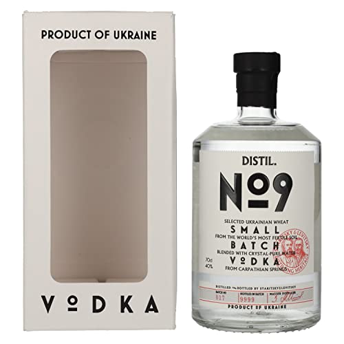 Staritsky und Levitsky DISTIL. No9 Small Batch Vodka 40Prozent Vol. 0,7l in Geschenkbox von Staritsky & Levitsky