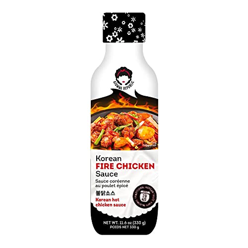 AJUMMA REPUBLIC Chillisauce, sehr scharf, Koreanische Bul Dak, 330 g AJUMMA REPUBLIC Chillisauce, sehr scharf, Koreanische Bul Dak, 330 g von Starry Mart
