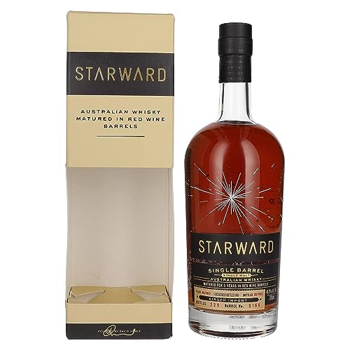 Starward SINGLE BARREL Single Malt Australian Whisky Kirsch Import 2017 48,3% Vol. 0,7l in Geschenkbox von Starward