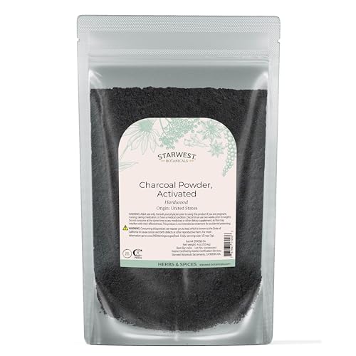 Starwest Botanicals FOOD GRADE US Hardwood Activated Charcoal Powder, 4 Ounces Starwest Botanicals FOOD GRADE US Hardwood Activated Charcoal Powder, 4 Ounces von Starwest Botanicals