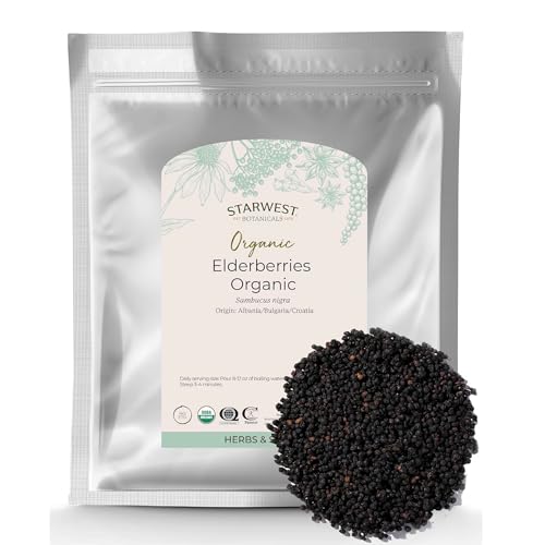 Starwest Botanicals Organic Elder Berries, 1 Pound Starwest Botanicals Organic Elder Berries, 1 Pound von Starwest Botanicals