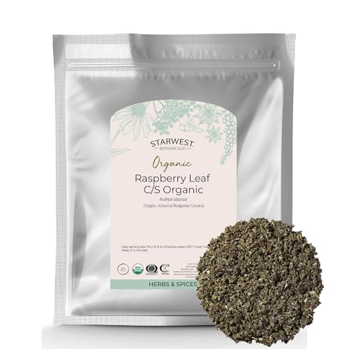 Starwest Botanicals - Rotes Himbeere-Massenblatt C/S organisch - 1 Pfund. von Starwest Botanicals
