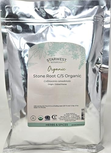 Steinwurzel Wildcrafted Cut & Sifted – Collinsonia canadensis, 0,5 kg (Starwest Botanicals) von Starwest Botanicals