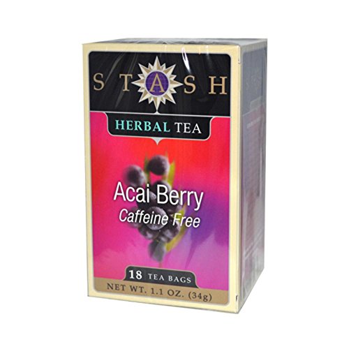 Stash Tea Company, Premium Acai Berry Kräutertee, Caffeine Free, 18 Teebeutel, 1,1 Unzen (34 g) von Stash Tea