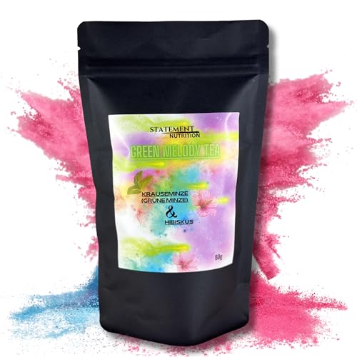 Green Melody Tea (Krauseminze und Hibiskus) von Statement Nutrition