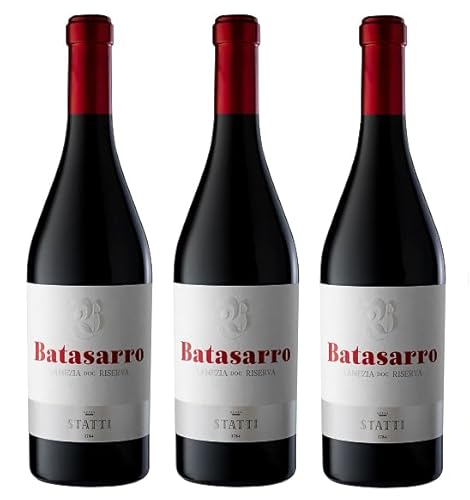 3x 0,75l - 2020er - Statti - Batasarro - Rosso Riserva - Lamezia D.O.P. - Kalabrien - Italien - Rotwein trocken 3x 0,75l - 2020er - Statti - Batasarro - Rosso Riserva - Lamezia D.O.P. - Kalabrien - Italien - Rotwein trocken von Statti