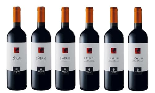 6x 0,75l - 2022er - Statti - I Gelsi - Rosso - Calabria I.G.P. - Kalabrien - Italien - Rotwein trocken 6x 0,75l - 2022er - Statti - I Gelsi - Rosso - Calabria I.G.P. - Kalabrien - Italien - Rotwein trocken von Statti