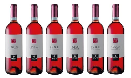 6x 0,75l - 2023er - Statti - I Gelsi - Rosato - Calabria I.G.P. - Kalabrien - Italien - Rosé-Wein trocken 6x 0,75l - 2023er - Statti - I Gelsi - Rosato - Calabria I.G.P. - Kalabrien - Italien - Rosé-Wein trocken von Statti
